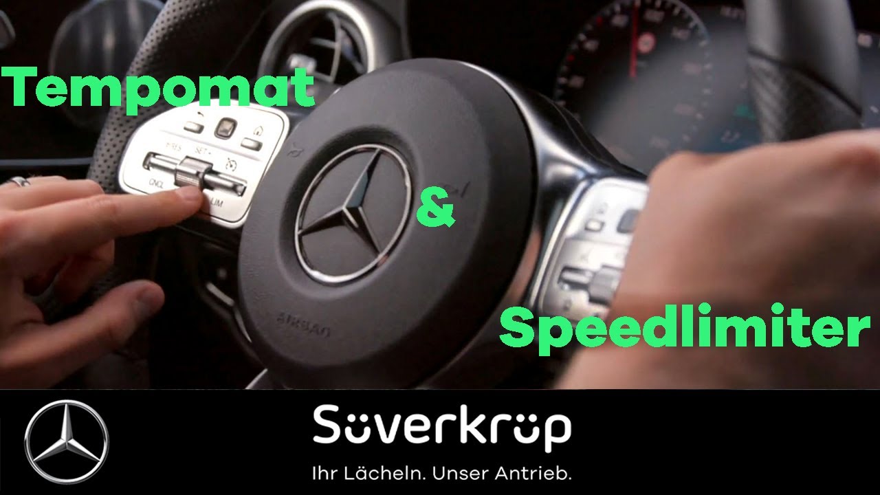 Mercedes-Benz Tempomat und Speedlimiter einfach erklärt | 