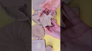Crunchy mud #asmr #crunchymud #oddlysatisfying #mudcrushing #satisfying #mudasmr #relaxing #clay