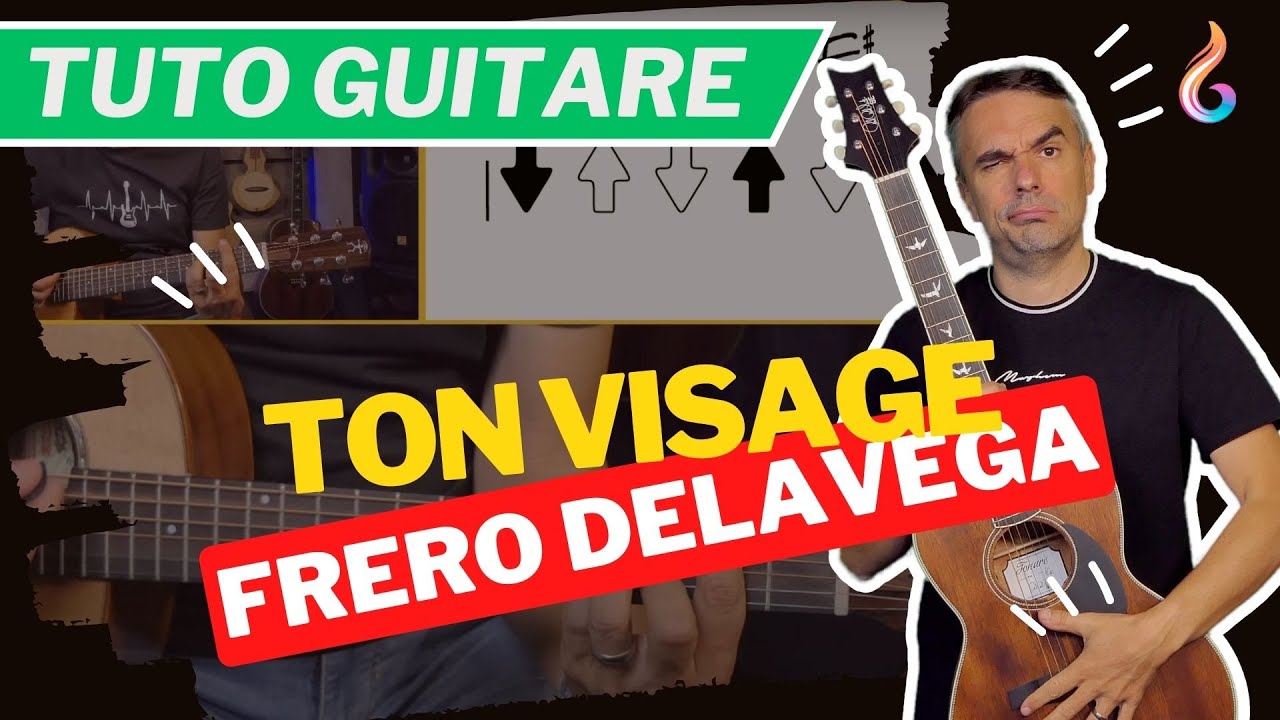 Ton Visage Frero Delavega Tuto Guitare Youtube