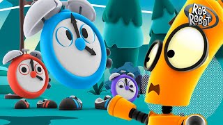 Learn To Tell The Time With Rob and Friends! ⏰ | Rob The Robot | Preschool Learning