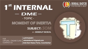 Moment of Inertia (Numerical Problems) #polytechnic #civilengineer #mechanical #jelet2022