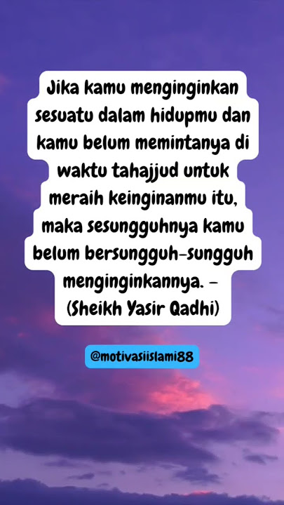 jika kamu menginginkan sesuatu dalam hidupmu, tahajudlah #ytshorts #shorts #youtubeshorts #tahajud