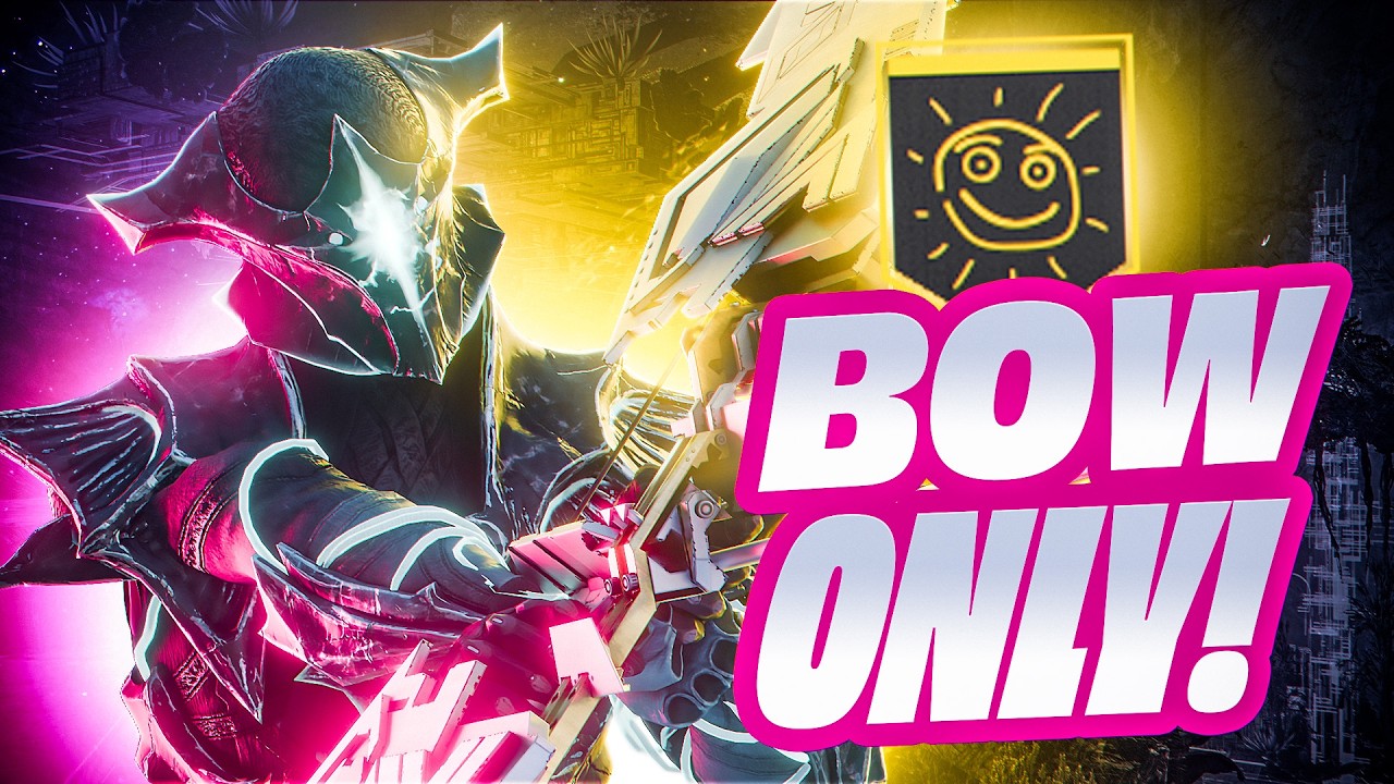 I Made this for You Medal - 60 K/D with BOW ONLY| Destiny 2