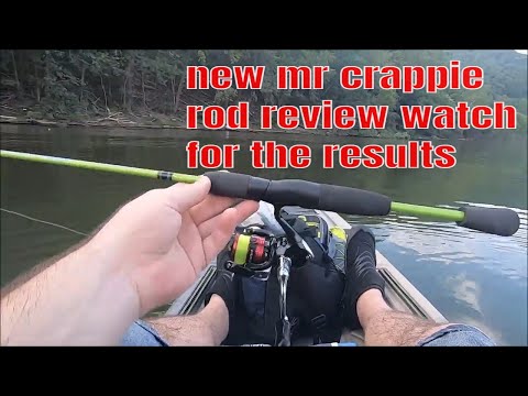 Review and testing the new mr crappie thunder rod is it any good watch to  find out 