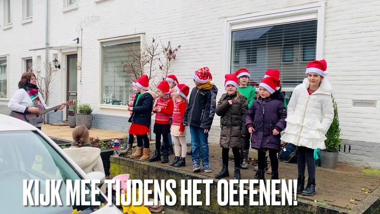 Oefenen voor de kersttour...