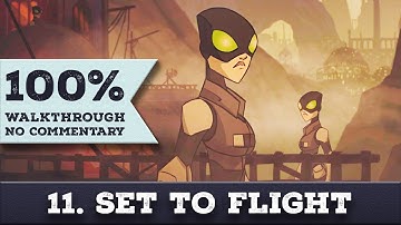 Mark of the Ninja Walkthrough (100% voltooid, geen detectie) 11 SET TO FLIGHT