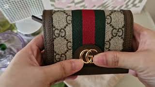 Gucci Ophidia Compact Bifold Wallet! Unboxing & Review!