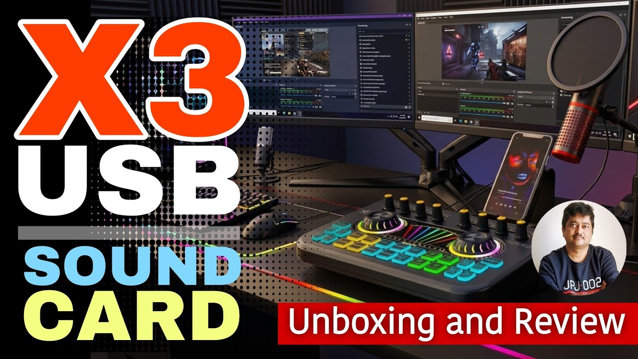 Cezo X3 USB Sound Card । Unboxing and Review - YouTube