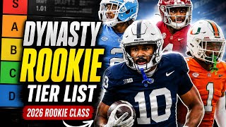 2026 Dynasty Rookie Tier List | EVERY Rookie Ranked for Fantasy Football