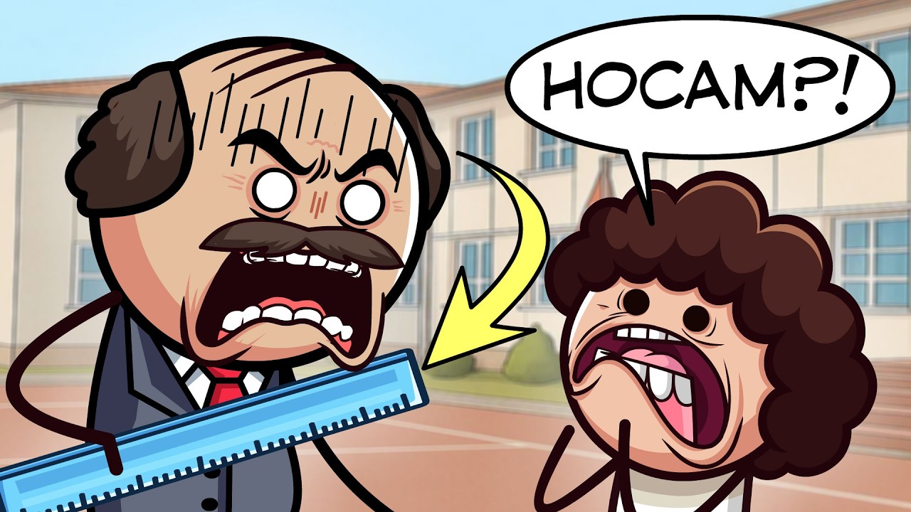 Okulun Korkulan Öğretmeni 😱 EN KOMİK ANİMASYONLAR