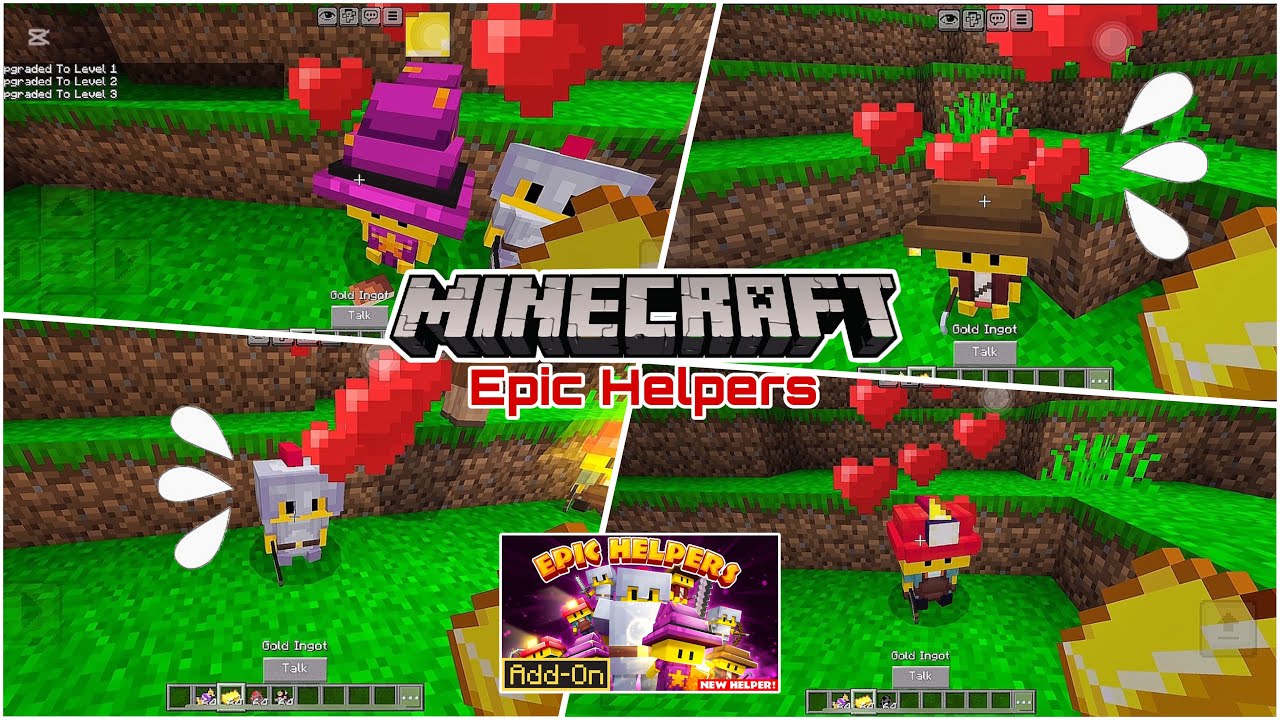 MOD អ្នកធ្វើការ Epic Helpers 1.21+ Minecraft Bedrock Edition - YouTube