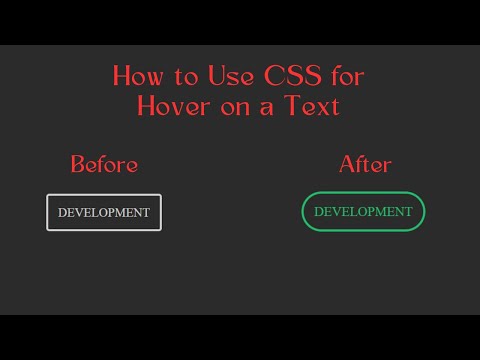 How to Use CSS for Hover on a Text #javascript #frontend #animation #loader #loading