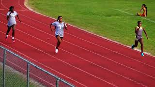 Girls 150m Heat 3 Finals TimeSpann Red and Black Indoor Outdoor 2024