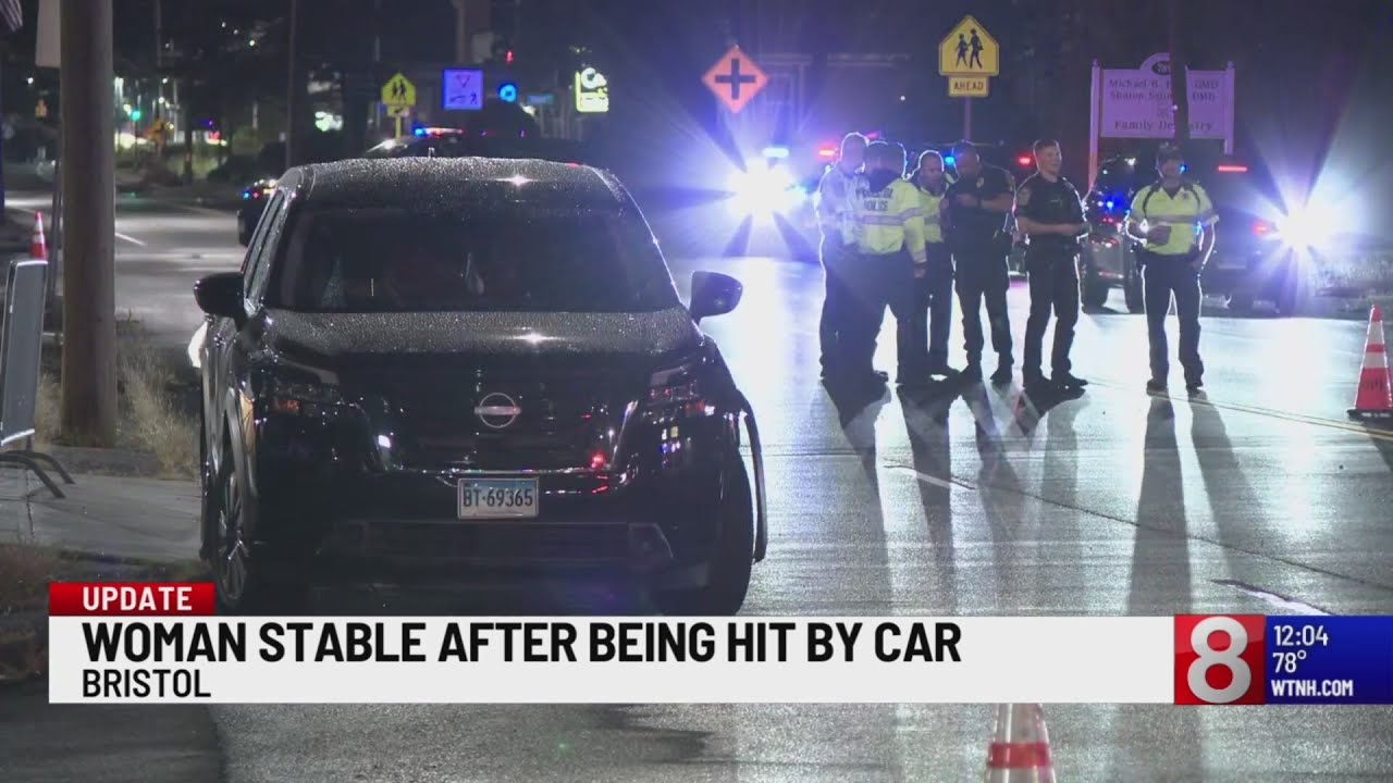Pedestrian in critical condition after crash in Bristol - YouTube
