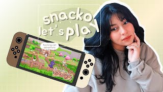 Let's Play: Snacko, cozy cat farming sim 🌿 (1)