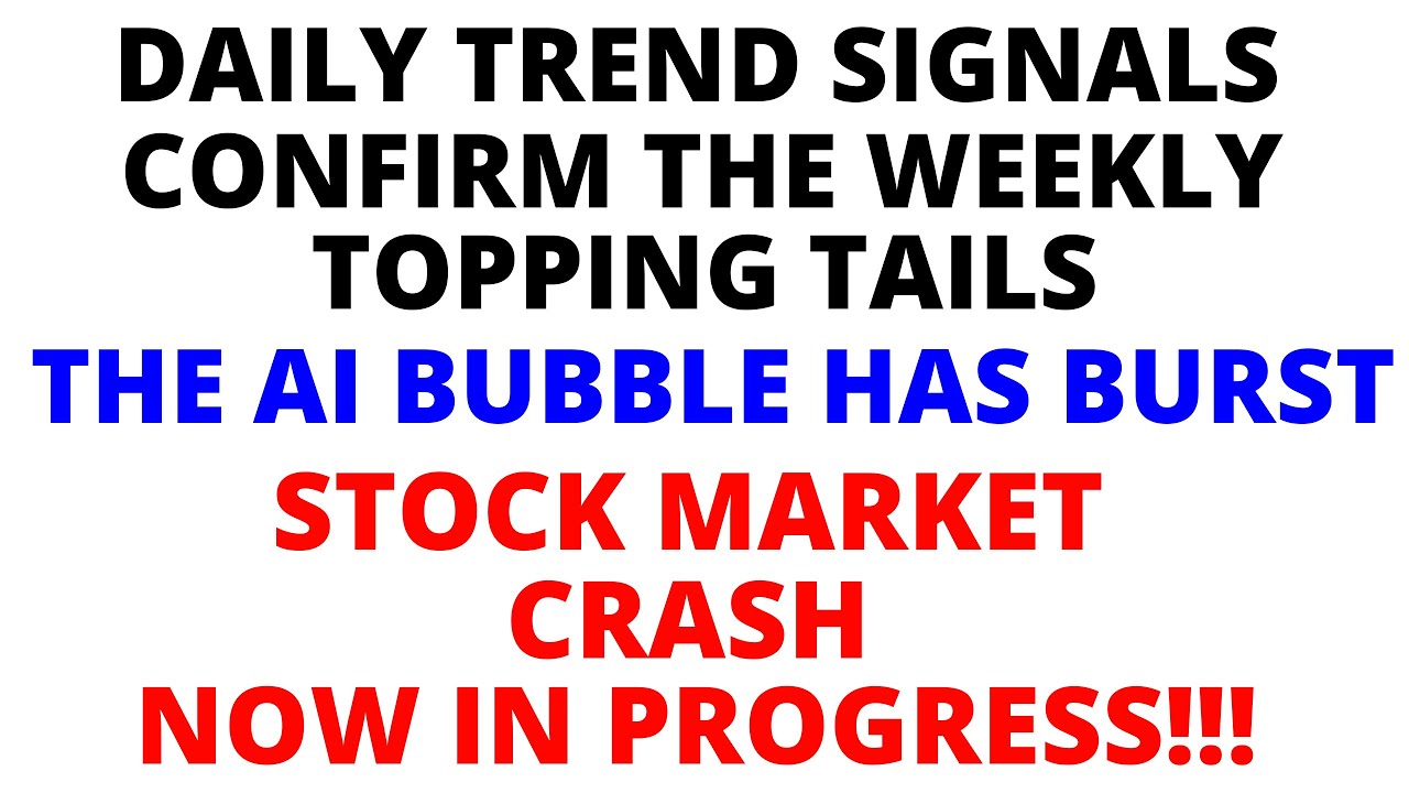 Stock Market CRASH Now in Progress - The AI Bubble Has Burst - Daily ...