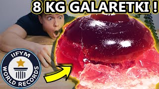 CZŁOWIEK VS 8 KG GALARETKI ! JELLY CHALLENGE !