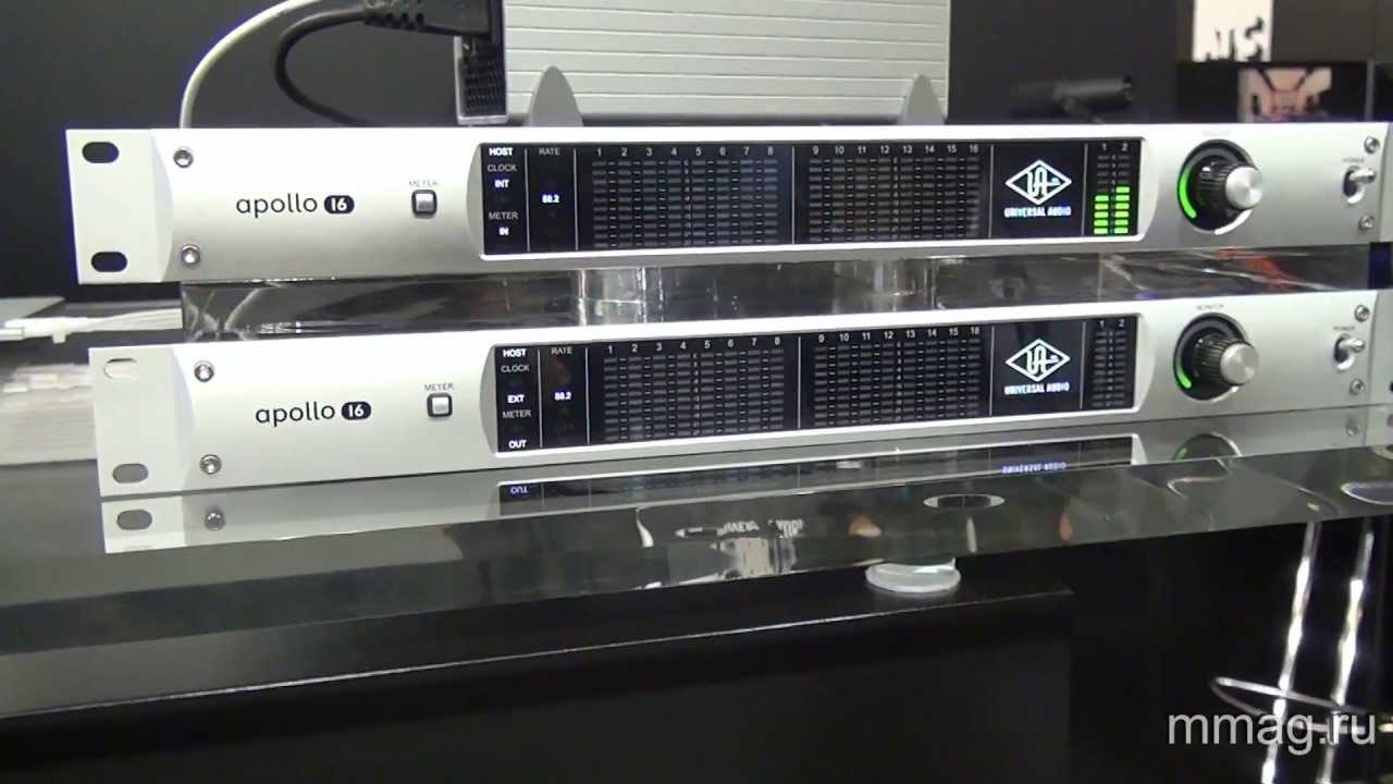mmag.ru: Universal Audio Apollo 16 @ Musikmesse 2013