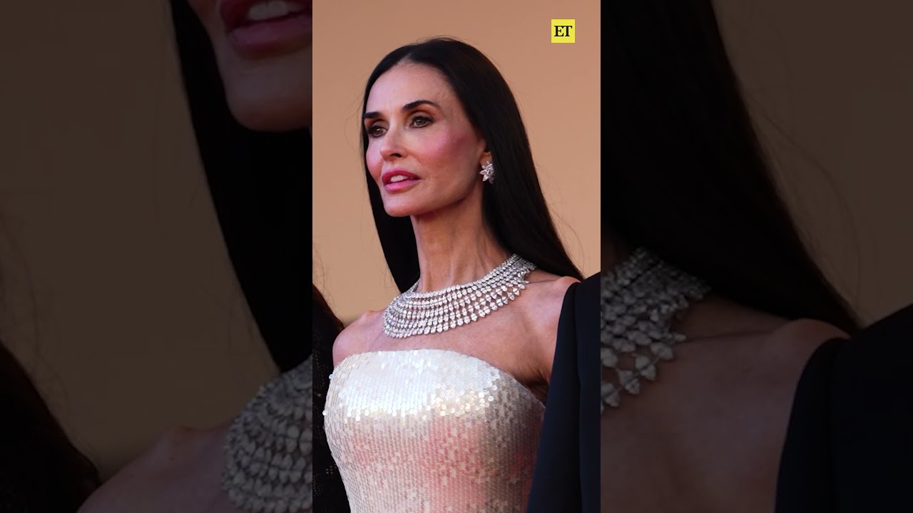 #demimoore is radiating at the #cannesfilmfestival
