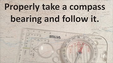THIS is how to take a compass bearing and follow it