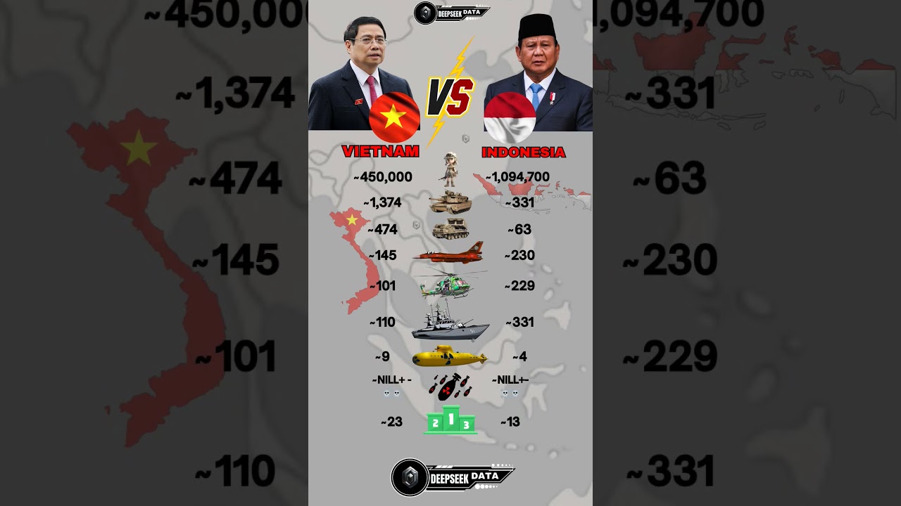 Vietnam vs Indonesia Military Power 2025