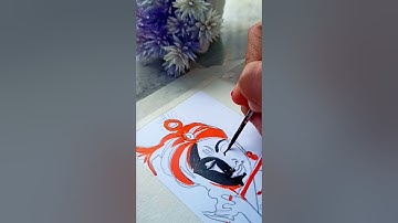 lord Krishna ❤️ painting 🎨 ideas 💡 krishna always bless us 🙏 #shorts #art #krishna @pen.pencils