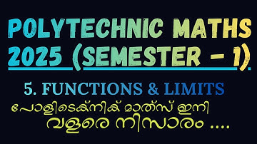 36.  Derivatives – Kerala Polytechnic Maths (Chapter Explained in Malayalam)  #derivatives#polytech