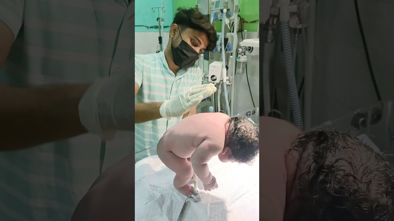Newborn Baby After Birth Crying Motivation Viral Vedio Nursing Work Gnm