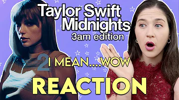 Taylor Swift Midnights 3am Tracks REACTION
