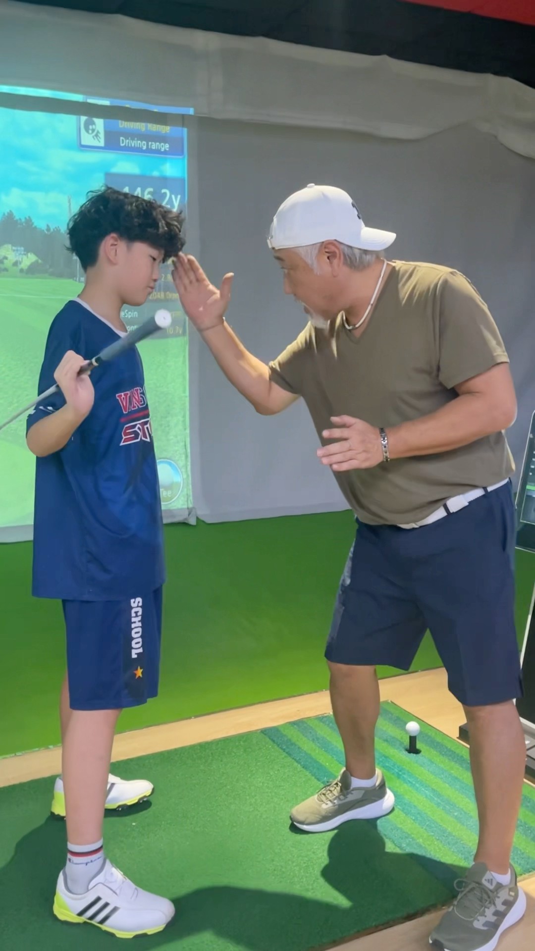 (Golf familyVN) Giờ con đã là của ta sự nghiệp con sẽ lên thật nhanh?#funny #golf #shorts