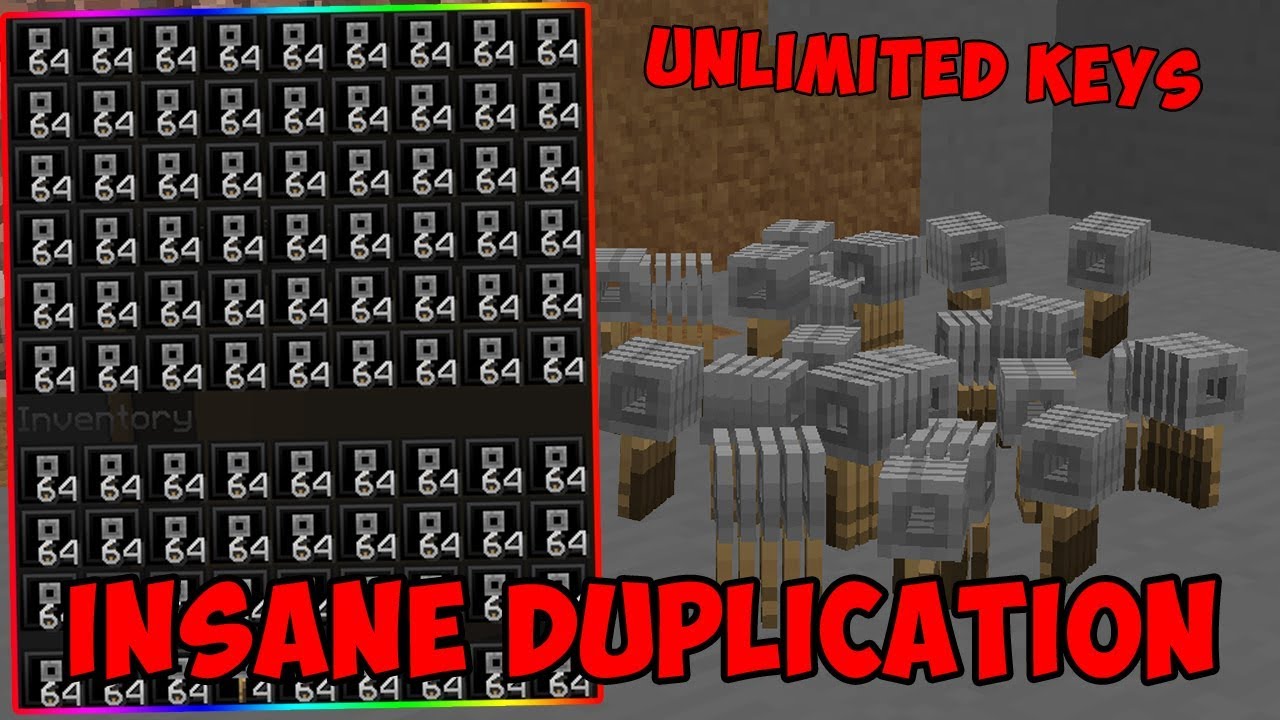 INSANE NEW DUPING GLITCH IN MINECRAFT ULTIMATE DUPLICATION OF UNLIMITED BUYCRAFT KEYS