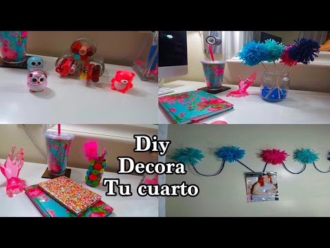 Diy 4 ideas decora tu cuarto reciclado youtube
