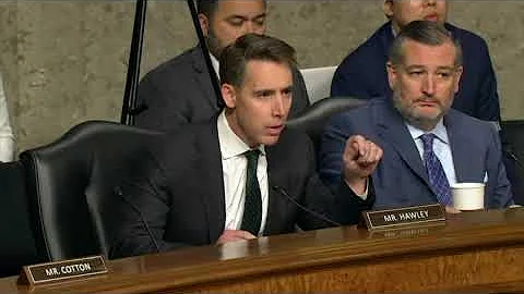 Hawley Calls Out Democrat Witness Who Refuses to Condemn Antisemitic Rhetoric on College Campuses