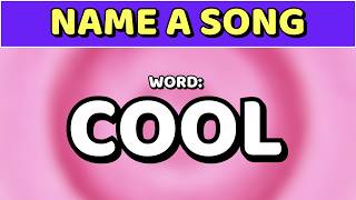 SONG ASSOCIATION GAME 🎵 #14 | Name a Song With This Word in the Lyrics! screenshot 3