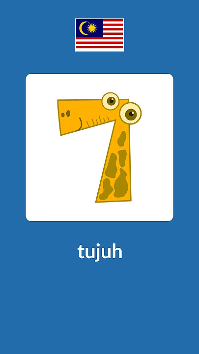 Malay Numbers 1-10
