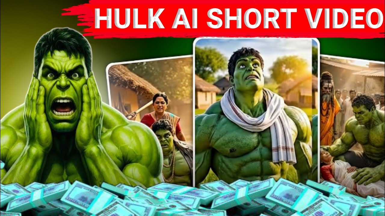 📱How To Create Perfect HULK Ai Videos | Like Hulk Badmash AI | ai video kaise banaye। Hulk bhiya।