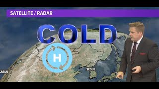Record Cold in Beijing and Sea Effect Snow