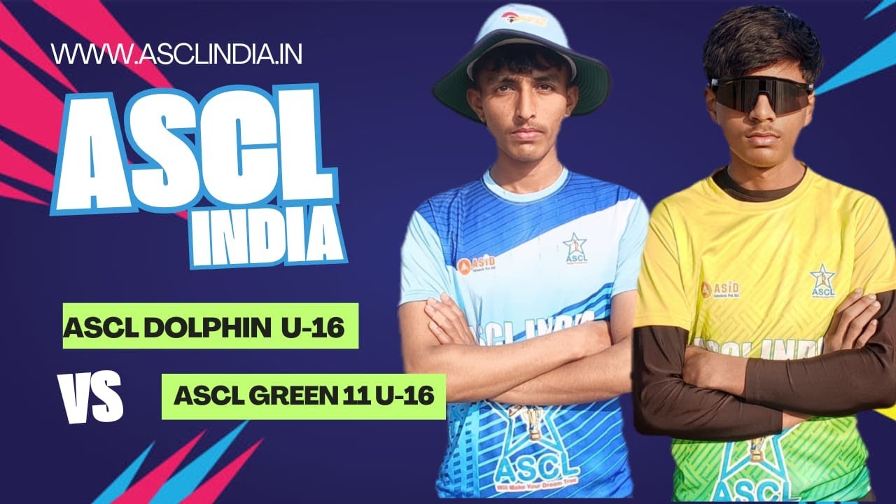 Live Match | Ascl Green 11 U-16  vs Ascl Dolphin U-16 Match-2 @asclindia ​