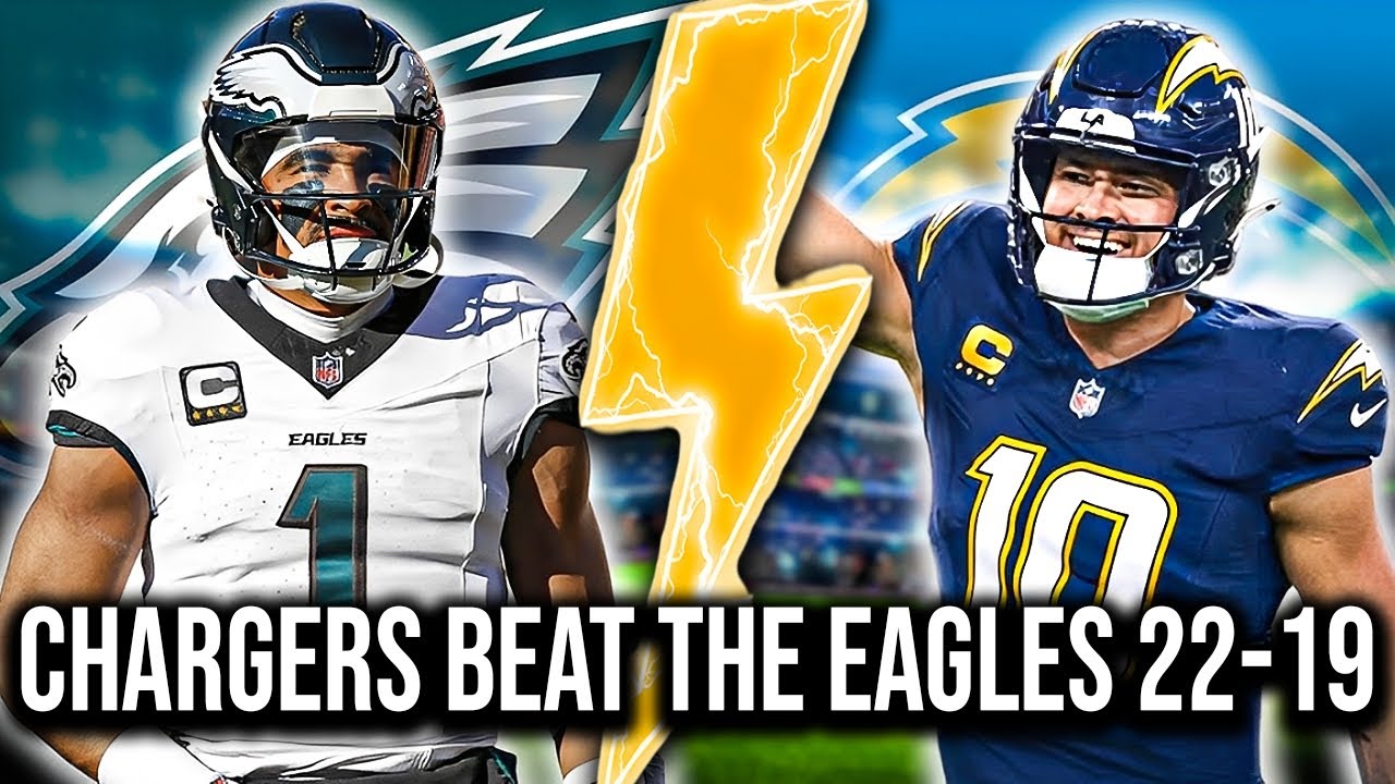 Chargers Vs Eagles Reaction | OT Win On MNF! Full Breakdown & Key Moments