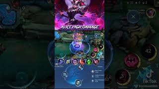 Alice mage build🔥🔥🔥#mobilelegends #mlbb #shorts