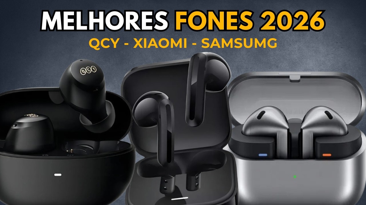 Os melhores FONES SEM FIO de 2026 (não compre antes de assistir este vídeo)