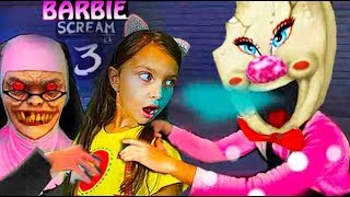 картинка: МОРОЖЕНЩИК 3 это БАРБИ 🍦 Секретная концовка Ice Scream 3 mod / ДЕЛАЮ КОНЦОВКУ против Валеришка