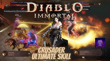 diablo Immortal crusader ultimate skill
