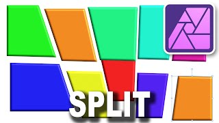 Affinity Photo Cut Split Curves Quickly