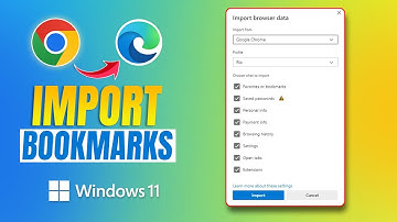 How to Import Bookmarks From Google Chrome To Microsoft Edge on PC | Transfer Google Bookmarks