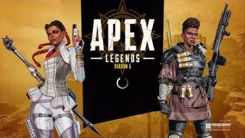 Apex Legends season 5 Opening with bugs and character select  problems
