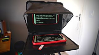 O TELEPROMPTER PERFEITO PARA CÂMERAS E CELULARES  - TC7 Lensgo