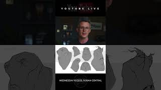 Monster Head Sketching - YouTube Live Announcement