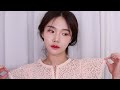 쫀예! 유리알 레드 물먹립 메이크업🍒 | 올리브영 물먹 틴트 추천 / 입생로랑 파데 리뷰 / 화장꿀팁 | 쏭냥