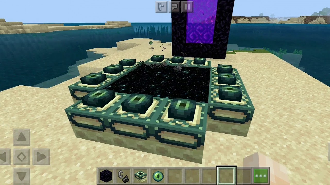 Wie Wird Ein Enderportal Gebaut Wie man einen Ender/Nether Portal baut - YouTube